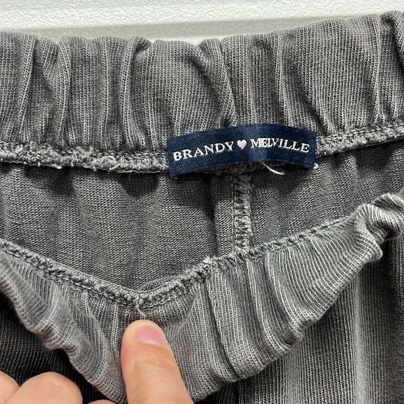 Brandy Melville Gray Cotton Sweatpants - Picture 4 of 6